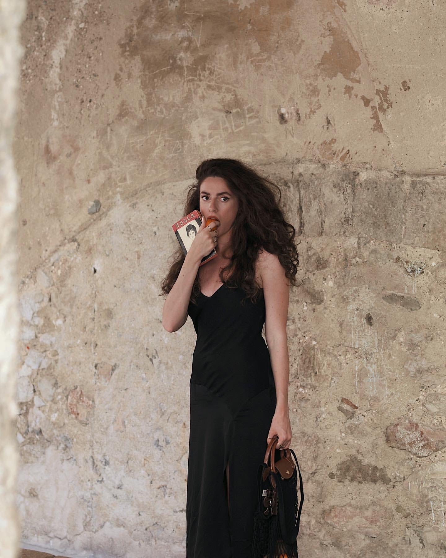 black slip dress Enchanted Satin Midi hopping with the girls All Yours Satin Midi Slip